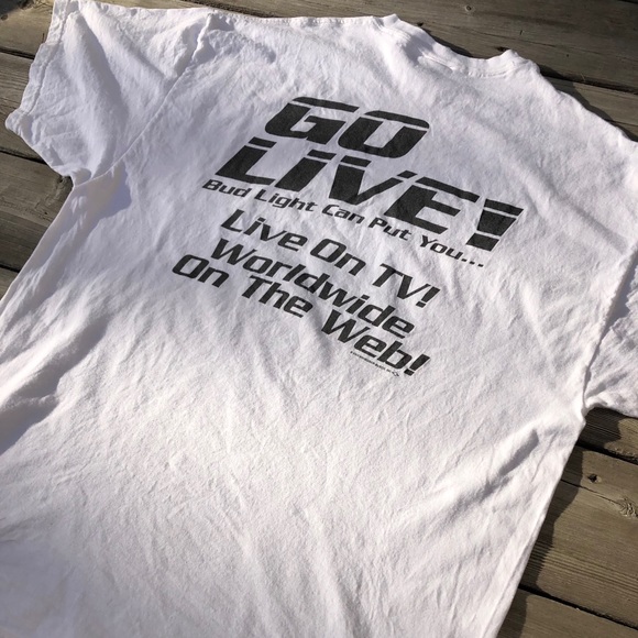 Vintage bud light shirt - Picture 2 of 4